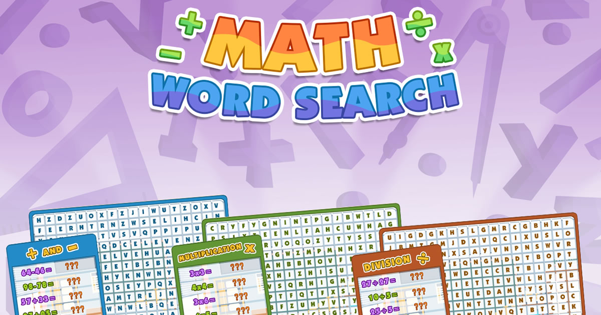 Image Math Word Search
